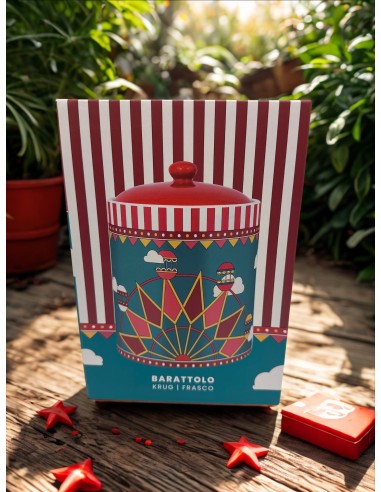 Barattolo Bialetti Winter Wonderland con tappo rosso | shopincasa.it