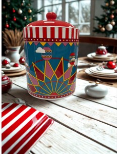 Barattolo Bialetti Winter Wonderland con tappo rosso | shopincasa.it