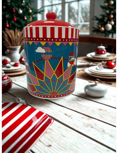 Barattolo Bialetti Winter Wonderland con tappo rosso | shopincasa.it