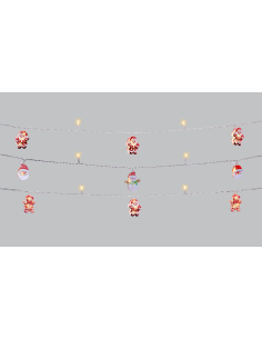 CATENA DECORATA 71582 10LED BIANCO CALDO CAVO 1,5MT