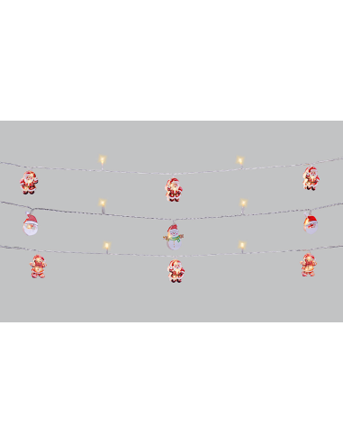 CATENA DECORATA 71582 10LED BIANCO CALDO CAVO 1,5MT