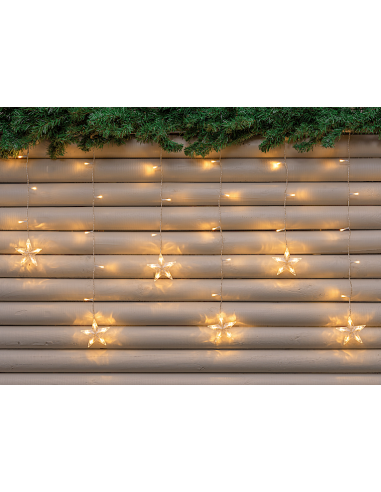 ICE LIGHT 78123 90LED BIANCO CALDO 10 STELLE DA ESTERNO