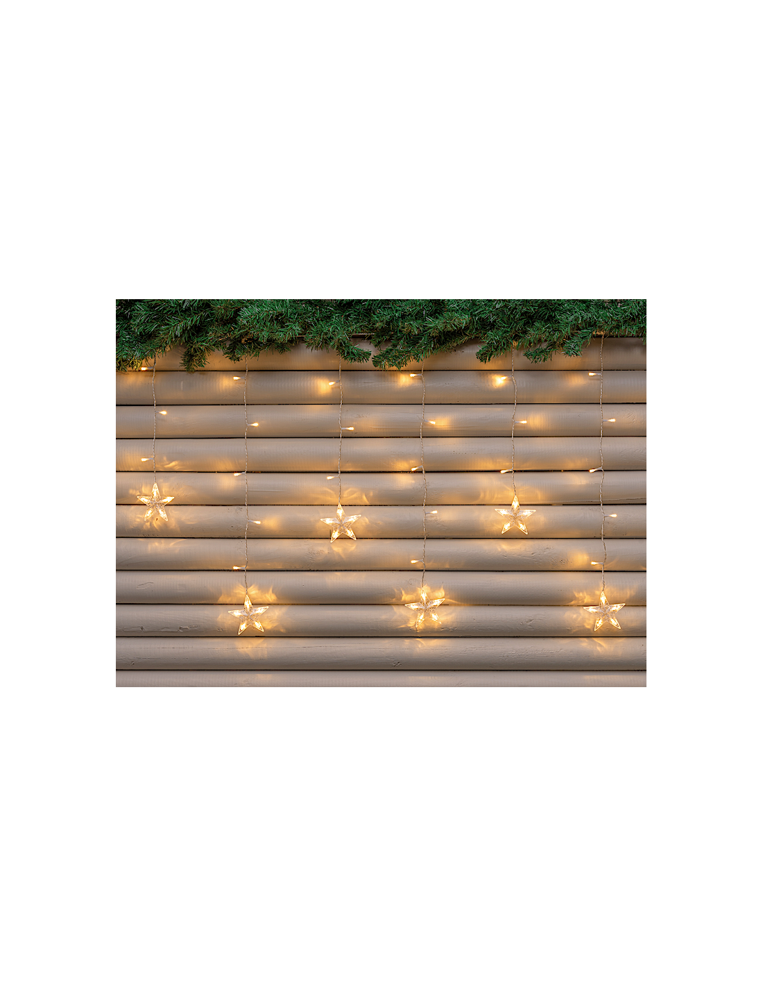 ICE LIGHT 78123 90LED BIANCO CALDO 10 STELLE DA ESTERNO