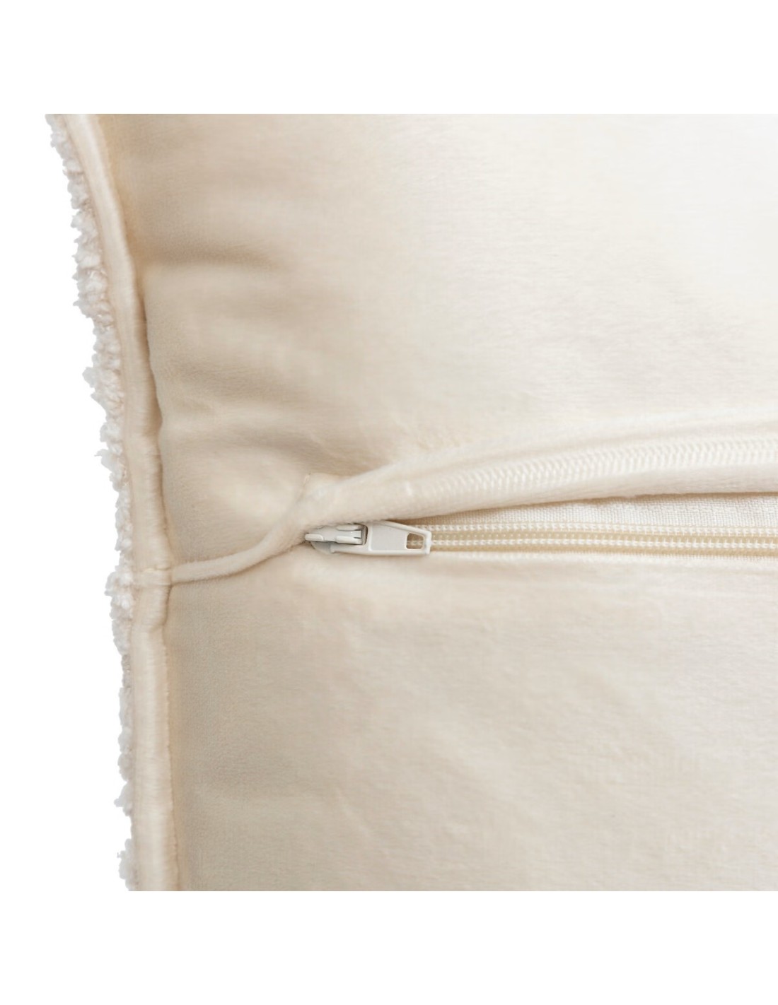 Cuscino bouclé Saona Bianco Avorio 45x45 cm Atmosphera | shopincasa.it