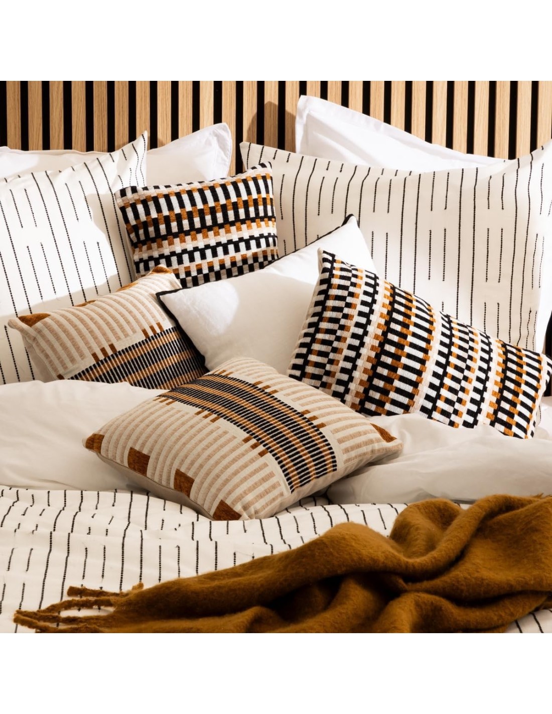Cuscino jacquard Jangwa 40x40 cm Atmosphera | shopincasa.it