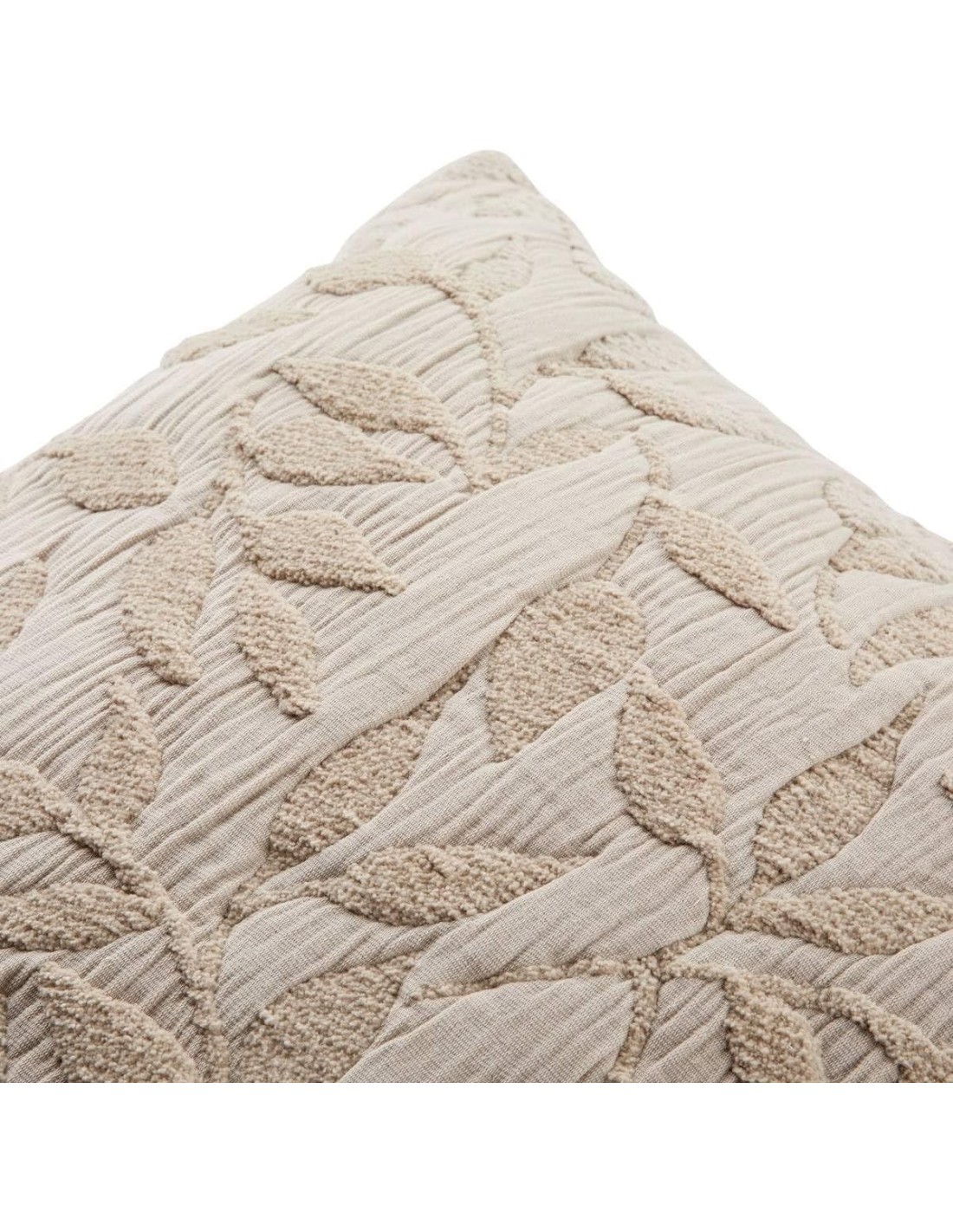 Cuscino jacquard Lehto 50x50 cm Beige Atmosphera | shopincasa.it
