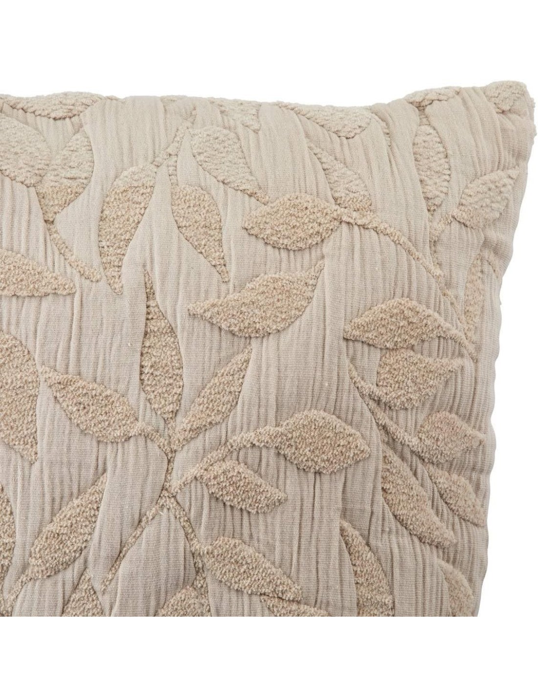 Cuscino jacquard Lehto 50x50 cm Beige Atmosphera | shopincasa.it