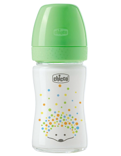 Chicco Perfect Glass Biberon in Vetro 150 ml con Tettarella Silicone | Shopincasa.it