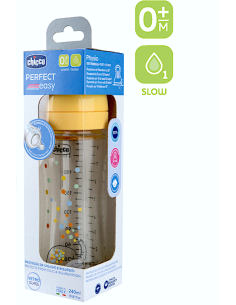 Chicco Perfect Easy Biberon in Vetro 240 ml Flusso Lento | Shopincasa.it
