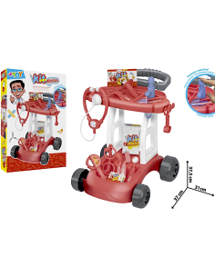 PRESCOLARI: vendita online CARRELLO DOTTORE CON 14 ACCESSORI, GIOCO BAMBINI in offerta