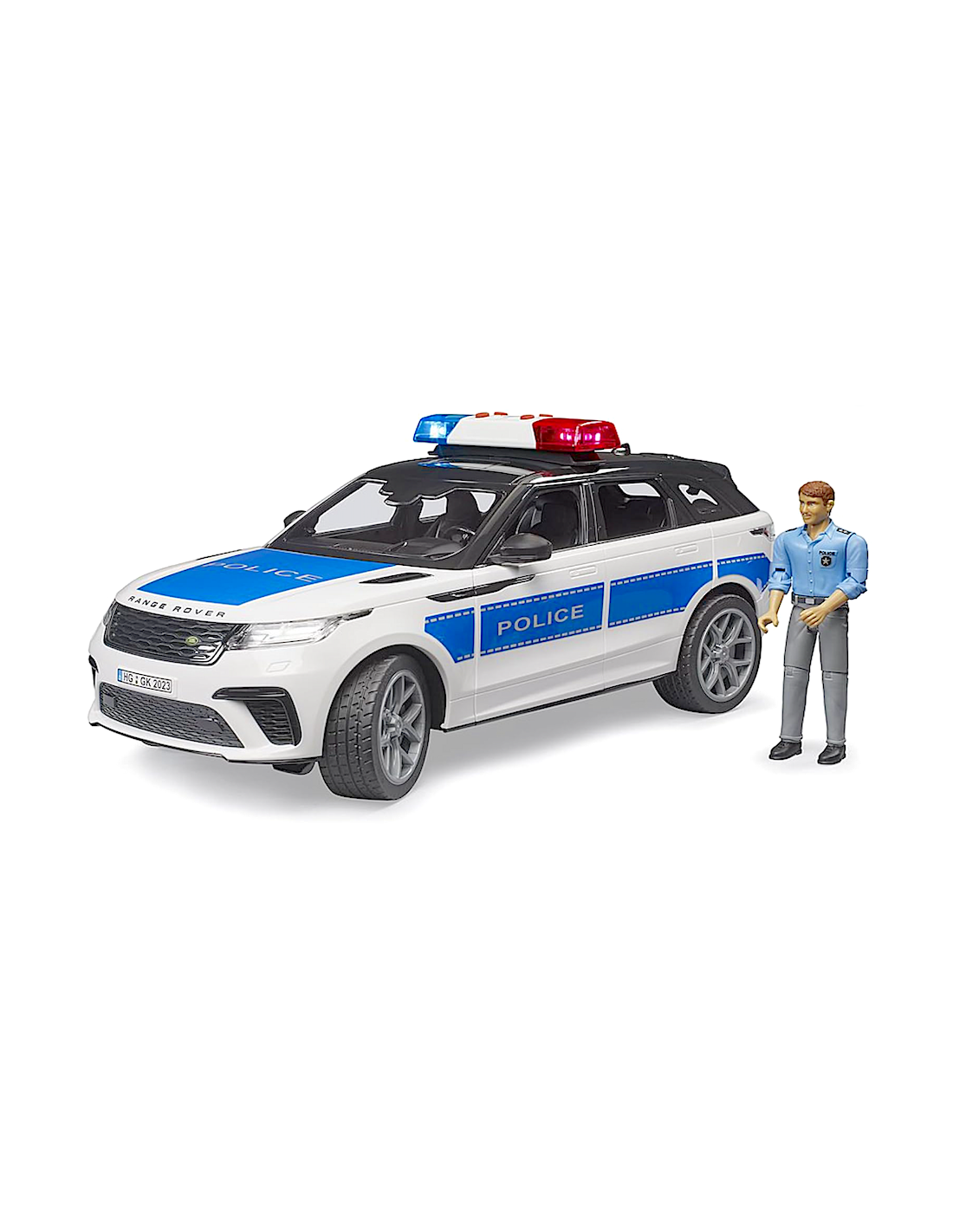 GIOCHI BOY: vendita online AUTO POLIZIA, RANGE ROVER VELAR 02890, CON PERSONAGGIO, GIOCATTOLO BAMBINI, 25X12X10 CM in offerta
