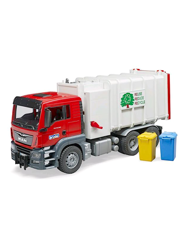 GIOCHI BOY: vendita online CAMION RIFIUTI 03761 MAN TGS CON 2 BIDONI, GIOCATTOLO BAMBINI, 45X18X20 CM in offerta