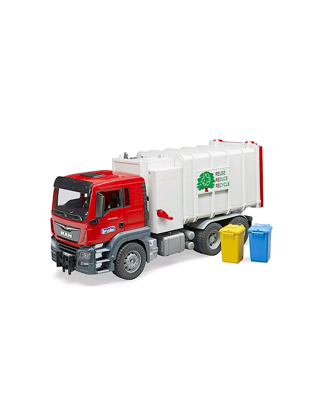 GIOCHI BOY: vendita online CAMION RIFIUTI 03761 MAN TGS CON 2 BIDONI, GIOCATTOLO BAMBINI, 45X18X20 CM in offerta