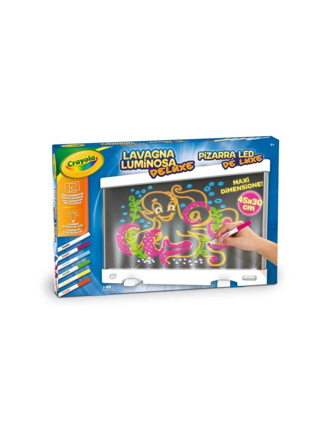 PRESCOLARI: vendita online LAVAGNA LUMINOSA MAXI 45X30CM DELUXE, CRAYOLA in offerta