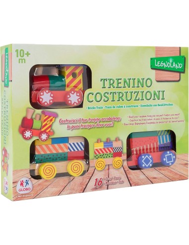 Legnoland Trenino Trainabile Multicolore Globo | Shop in Casa