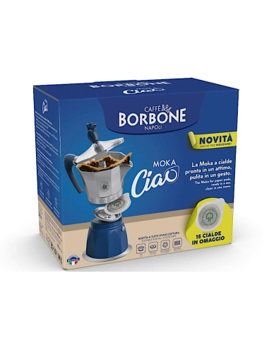 CAFFETTIERE ELETTRICHE: vendita online MokaCiao Induzione – Moka a Cialde per Piani a Induzione 3 Tazze (con 15 cialde omaggi...