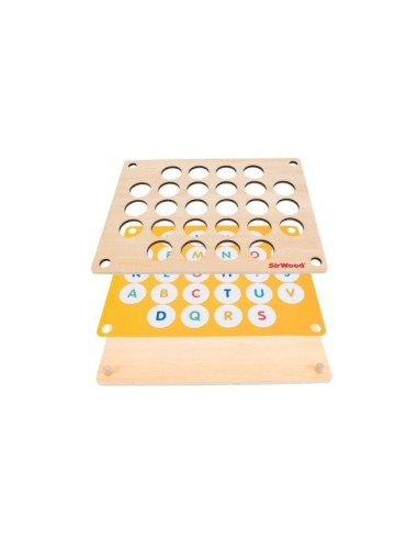 Alfabeto e Memory Gioco Educativo in Legno 2 in 1 con Schede e Lettere | Shop in Casa