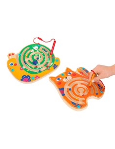 Labirinto in Legno Animali Gioco Magnetico con Penna e Pallina | Shop in Casa 2