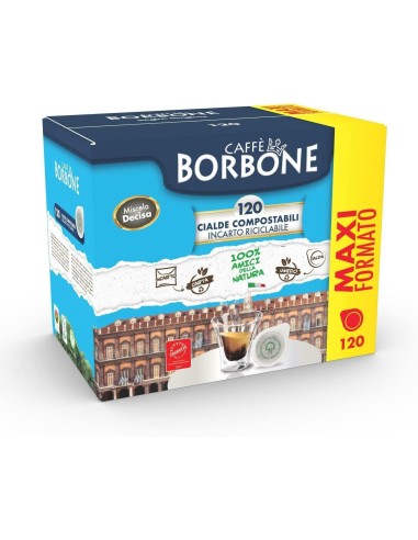 CAFFE': vendita online Caffe Borbone Confezione 120 Cialde ESE 44 mm Miscela DECISA (NERA) in offerta