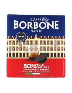 CAFFE': vendita online Caffè Borbone Miscela Decisa 50 Capsule Compatibili Lavazza A Modo Mio in offerta