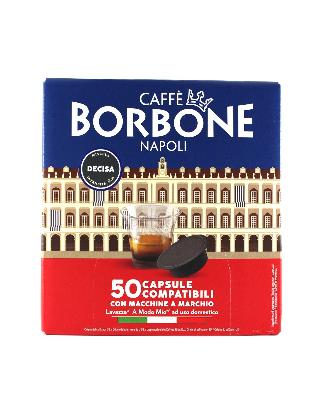 CAFFE': vendita online Caffè Borbone Miscela Decisa 50 Capsule Compatibili Lavazza A Modo Mio in offerta
