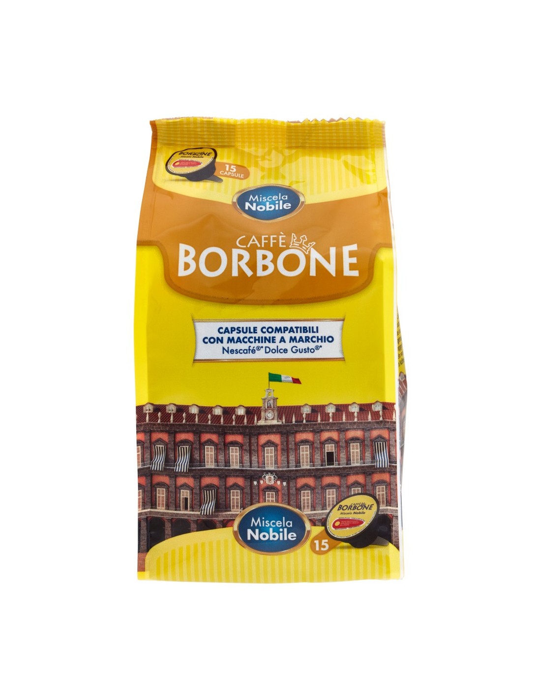 CAFFE': vendita online Caffè Borbone Miscela Nobile – 15 Capsule Compatibili Dolce Gusto in offerta