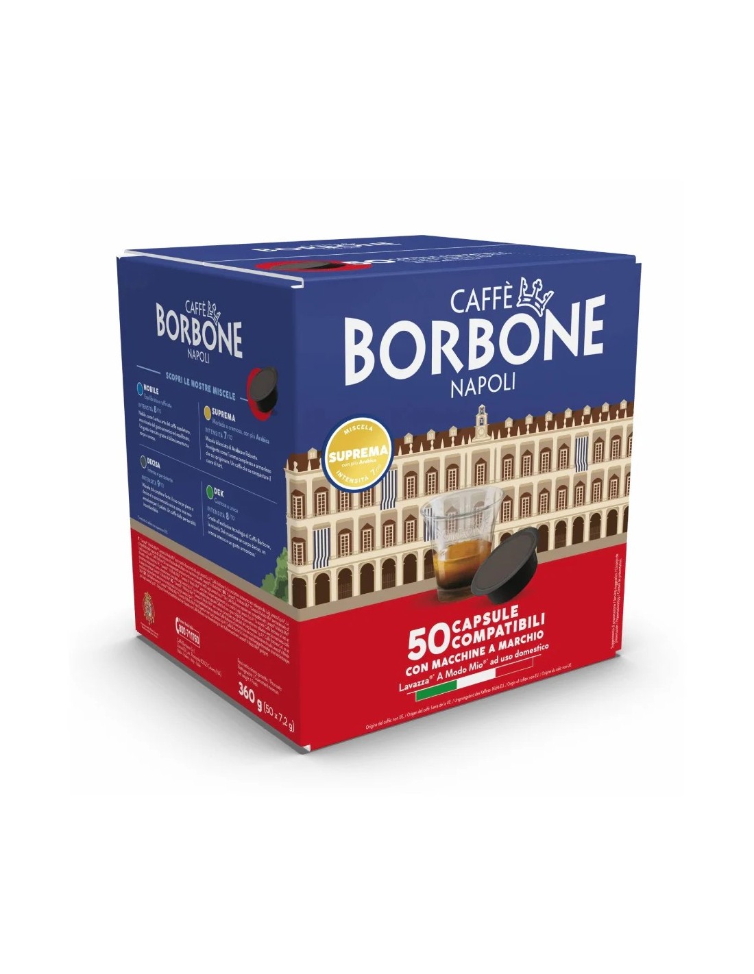 CAFFE': vendita online Caffè Borbone Miscela Suprema – 50 Capsule Compatibili Lavazza A Modo Mio in offerta