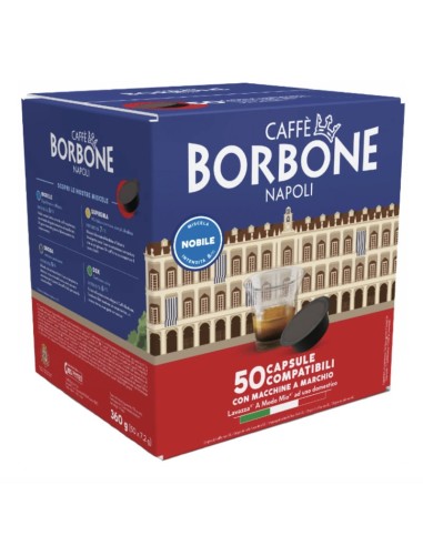 CAFFE': vendita online Caffè Borbone Miscela Nobile – 50 Capsule Compatibili Lavazza A Modo Mio in offerta