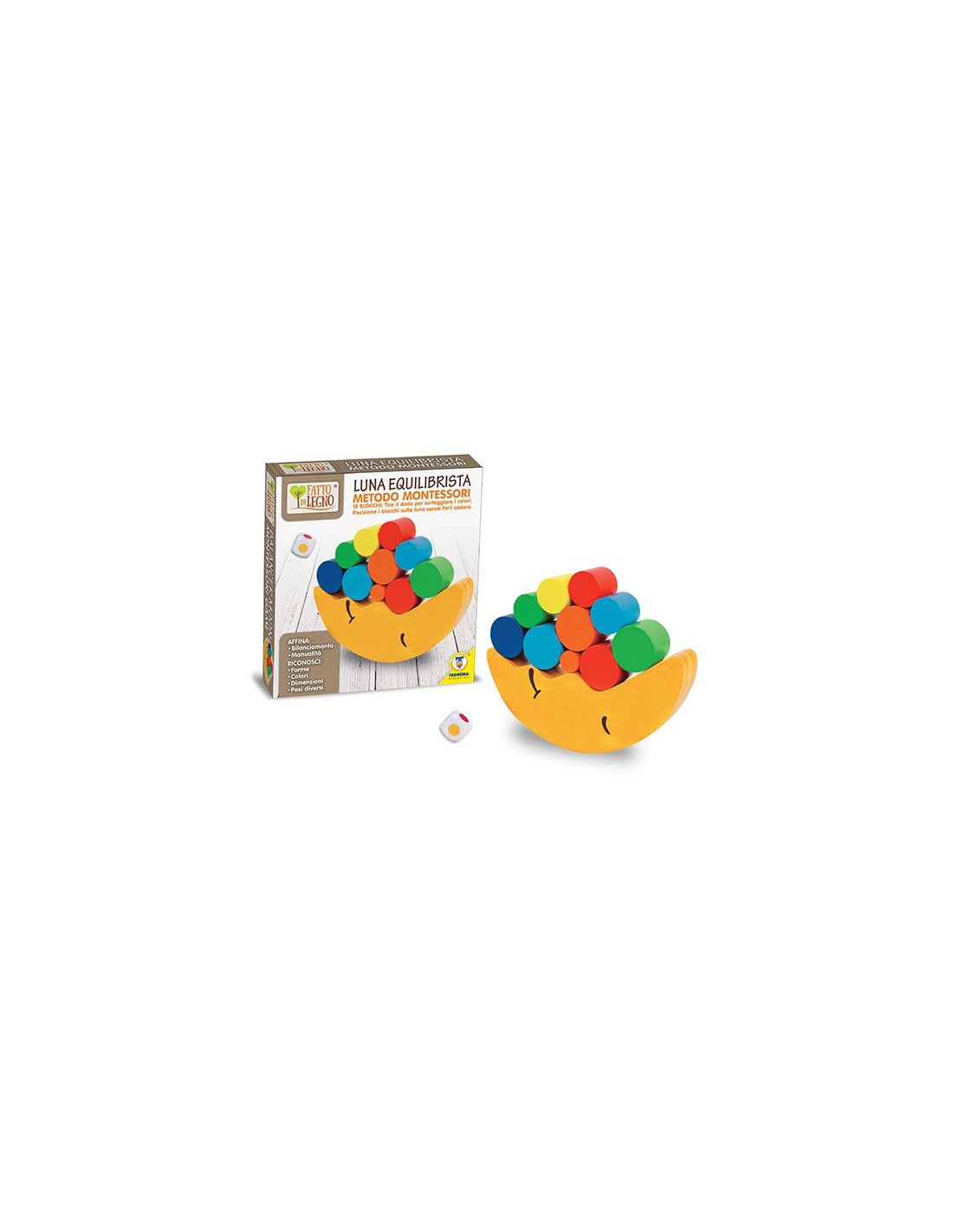 INFANZIA: vendita online FATTO DI LEGNO 40546 LUNA EQUILIBRISTA MONTESSORI in offerta