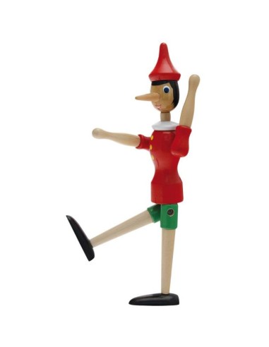 GIOCHI IN LEGNO: vendita online PINOCCHIO IN LEGNO 30CM, FATTO DI LEGNO, GIOCATTOLO EDUCATIVO in offerta