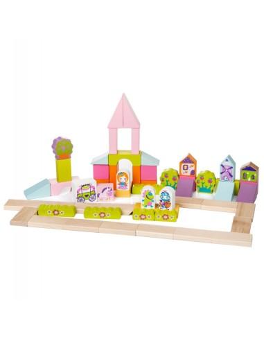 Secchiello Costruzioni in Legno Town for Girls Cubika CBK13906 | Shop in Casa