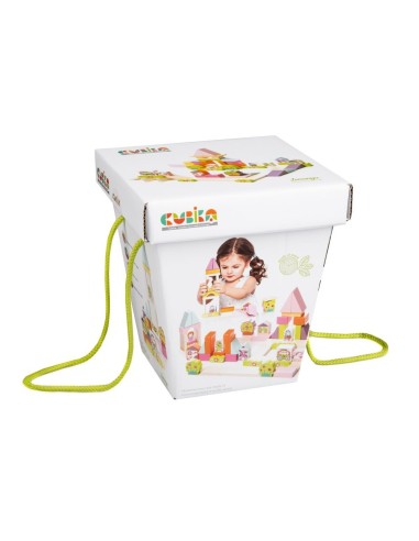 Secchiello Costruzioni in Legno Town for Girls Cubika CBK13906 | Shop in Casa