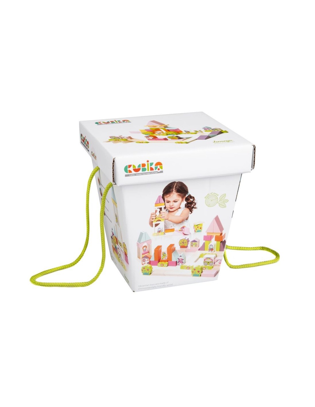 Secchiello Costruzioni in Legno Town for Girls Cubika CBK13906 | Shop in Casa