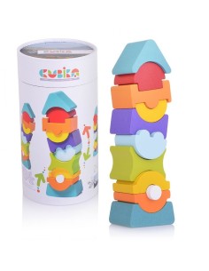 Torre Flessibile Forme Legno Cubika CBK12862 Gioco Educativo | Shop in Casa