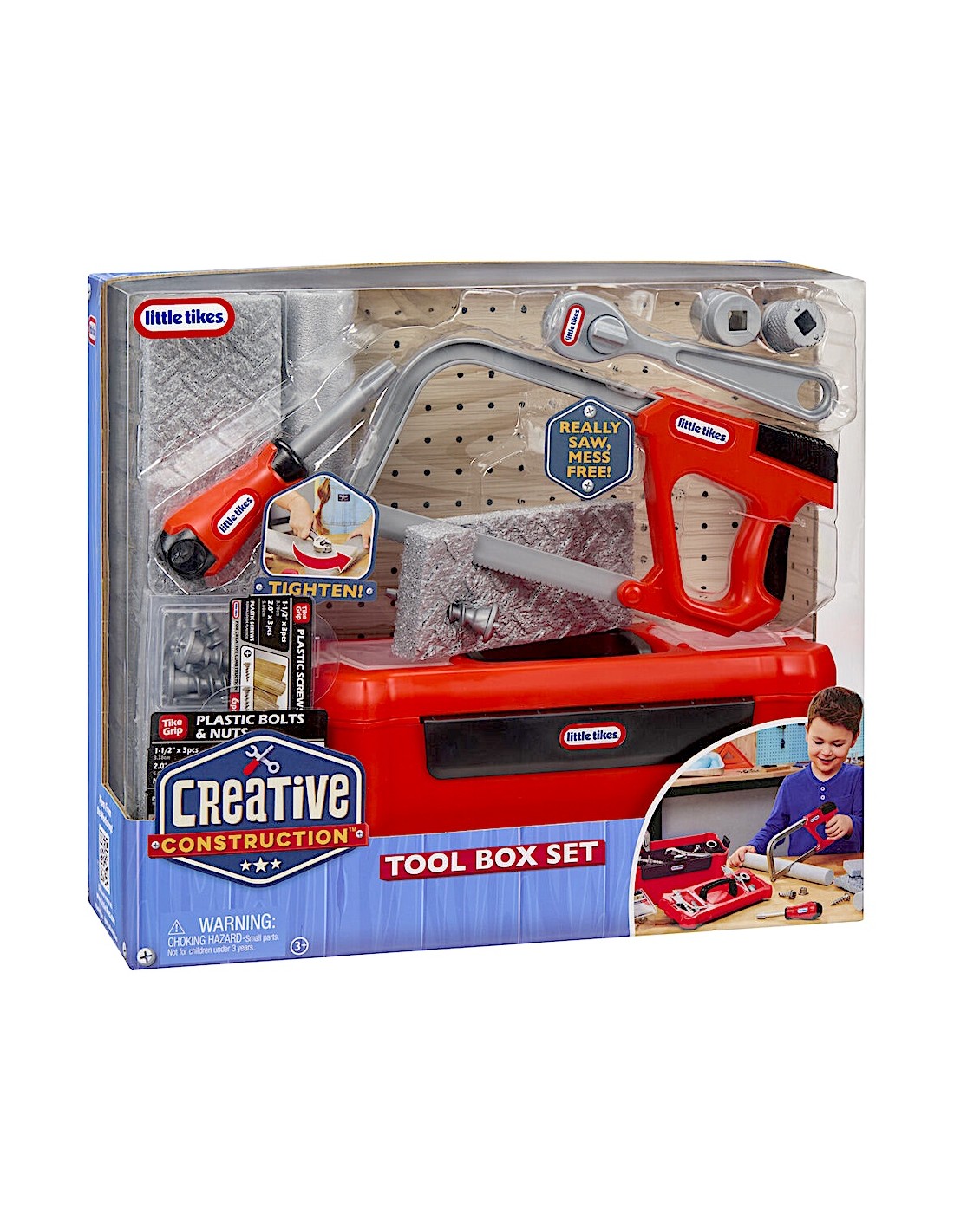 PRESCOLARI: vendita online LITTLE TIKES SET CASSETTA DEGLI ATTREZZI, GIOCO EDUCATIVO, ATTREZZI GIOCATTOLO, BAMBINI 3+ in offerta
