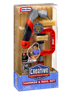 LITTLE TIKES 643248 SET MARTELLO E CHIODI