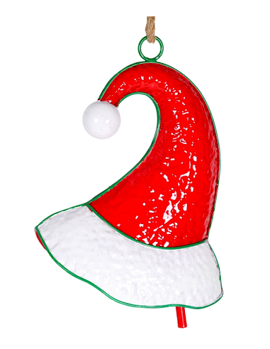 SFERE E PENDAGLI: vendita online Decorazione pendente di Natale cappello 22x11x27cm metallo - La magia di Natale a casa tua i...