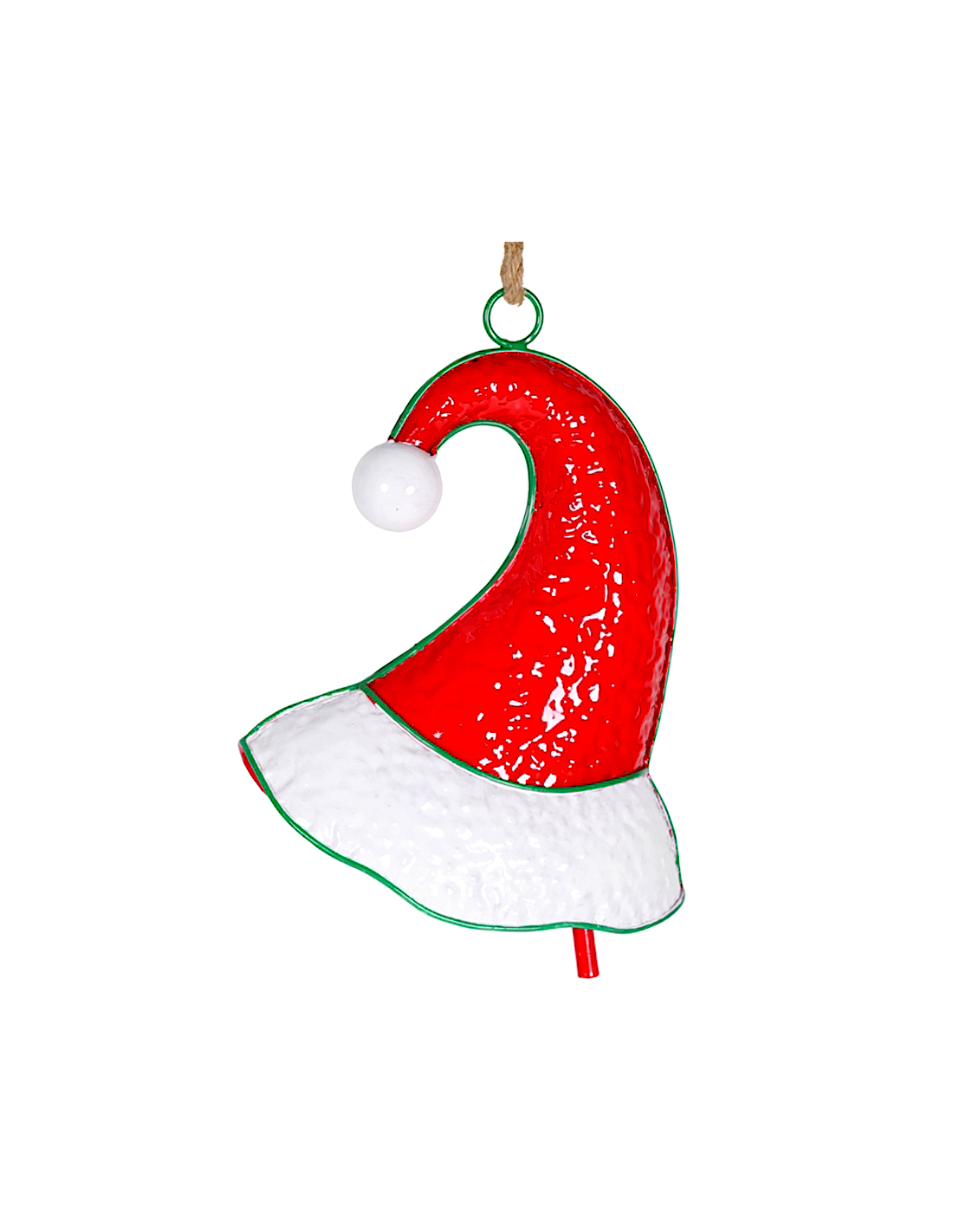 SFERE E PENDAGLI: vendita online Decorazione pendente di Natale cappello 22x11x27cm metallo - La magia di Natale a casa tua i...