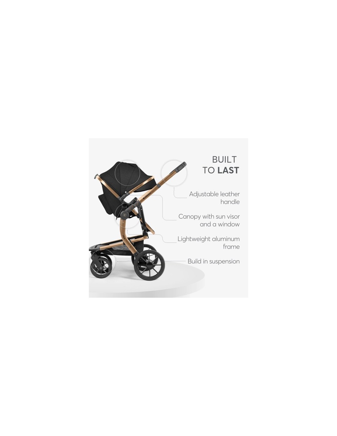 Passeggino Trio 3in1 Irene Black con Navicella e Seggiolino Auto | shopincasa.it