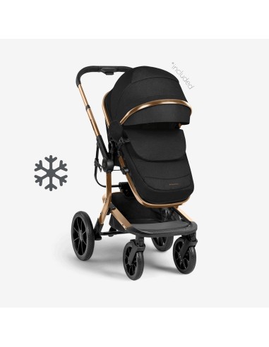 Passeggino Trio 3in1 Irene Black con Navicella e Seggiolino Auto | shopincasa.it