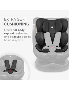 Seggiolino Auto i-ROUND Black i-Size 40-150 cm Girevole | shopincasa.it