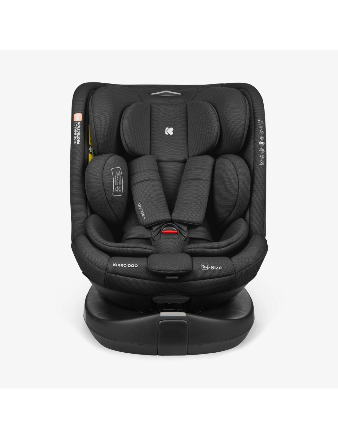 Seggiolino Auto i-ROUND Black i-Size 40-150 cm Girevole | shopincasa.it