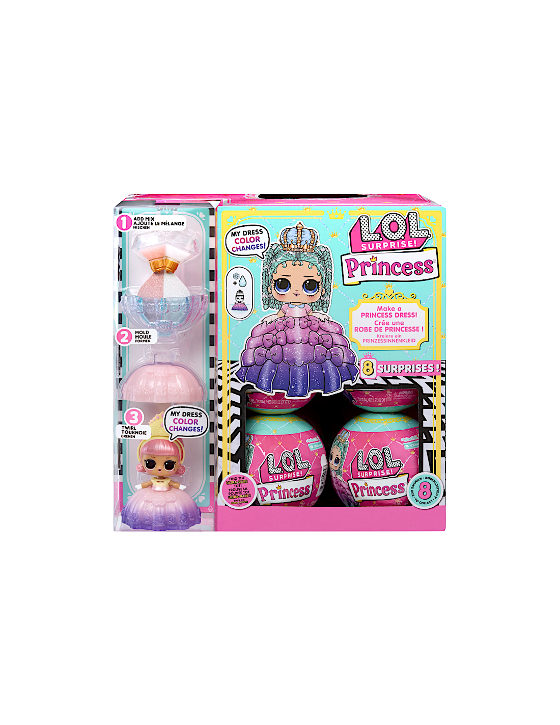GIOCATTOLO PUBBLICIZZATO: vendita online LOL SURPRISE PRINCESS SFERA ASSORTITA, CREA ABITO DA PRINCIPESSA, GIOCATTOLO BAMBINE...