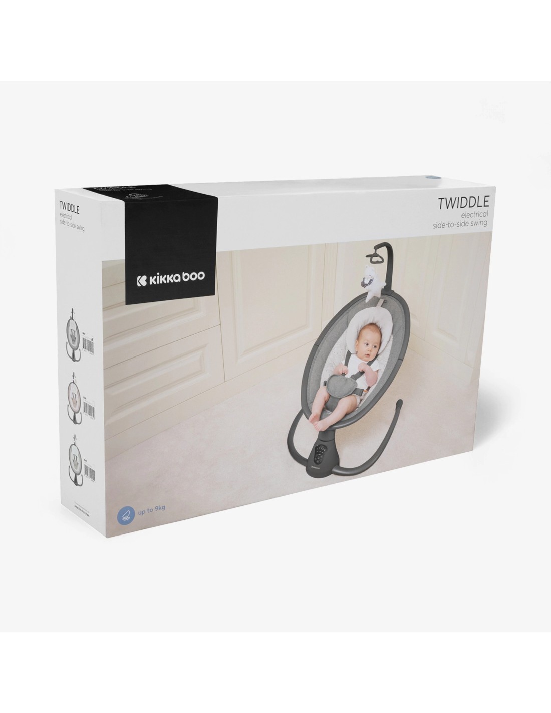 Altalena Elettrica Twiddle Grey Oscillante con Musica | shopincasa.it
