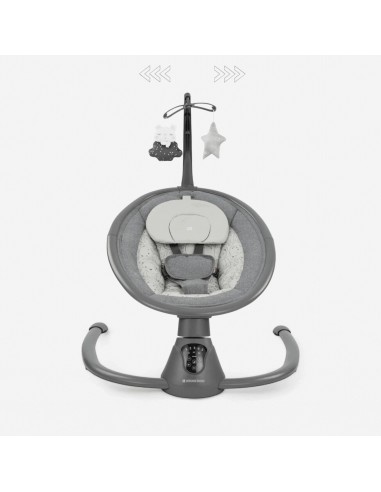 Altalena Elettrica Twiddle Grey Oscillante con Musica | shopincasa.it