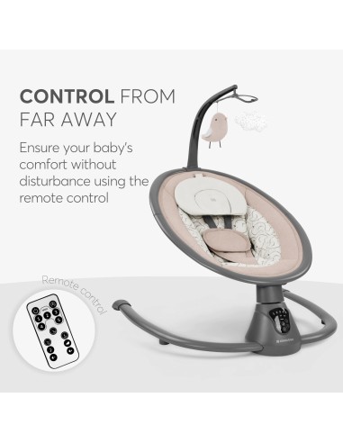 Altalena Elettrica Twiddle Beige Oscillante con Musica | shopincasa.it
