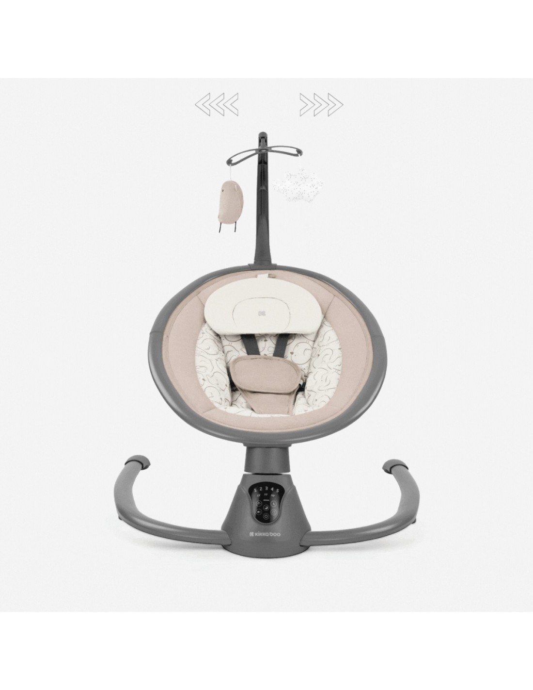 Altalena Elettrica Twiddle Beige Oscillante con Musica | shopincasa.it