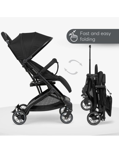 Passeggino Miley Nero Leggero e Compatto | shopincasa.it