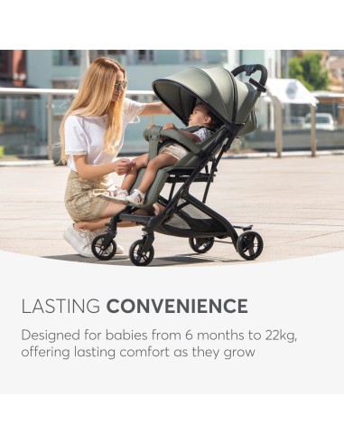 Passeggino Miley Nero Leggero e Compatto | shopincasa.it