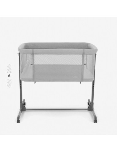 Culla Next to Me Noah Grigio Chiaro Regolabile | shopincasa.it